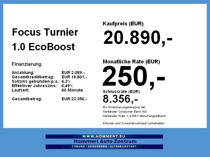 Ford Focus Turnier 1.0 EcoBoost ST-Line X *Park*Pano*