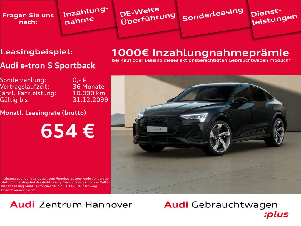 Audi e-tron S Sportback 370 kW Matrix AHK Luft B&O