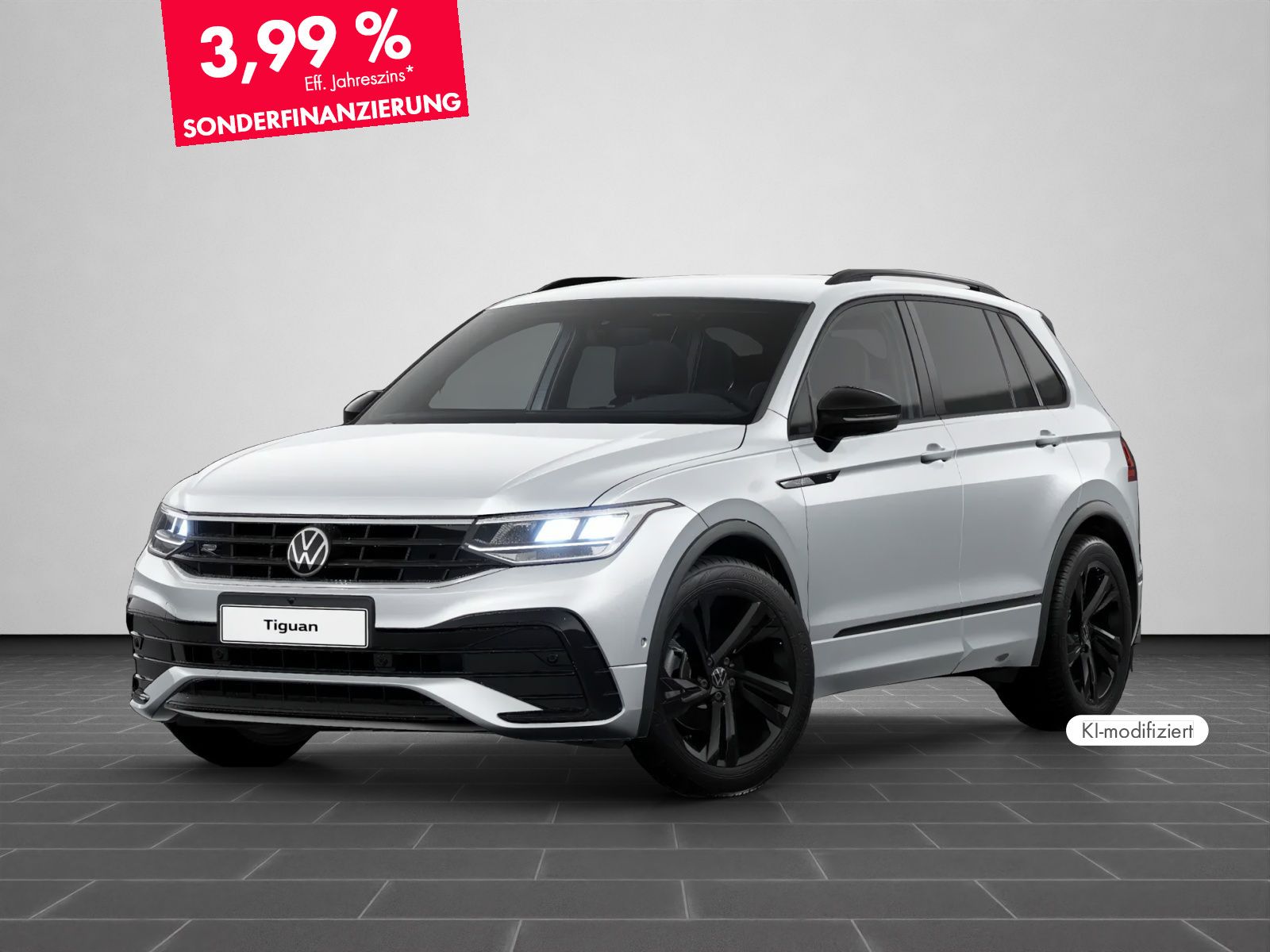 Volkswagen Tiguan R-Line 1,5 TSI DSG 19 in Schwarz 360 foto 4