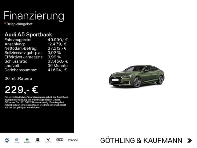 Audi A5 Sportback 45 TFSI qu S line S tro*Matrix*Virt