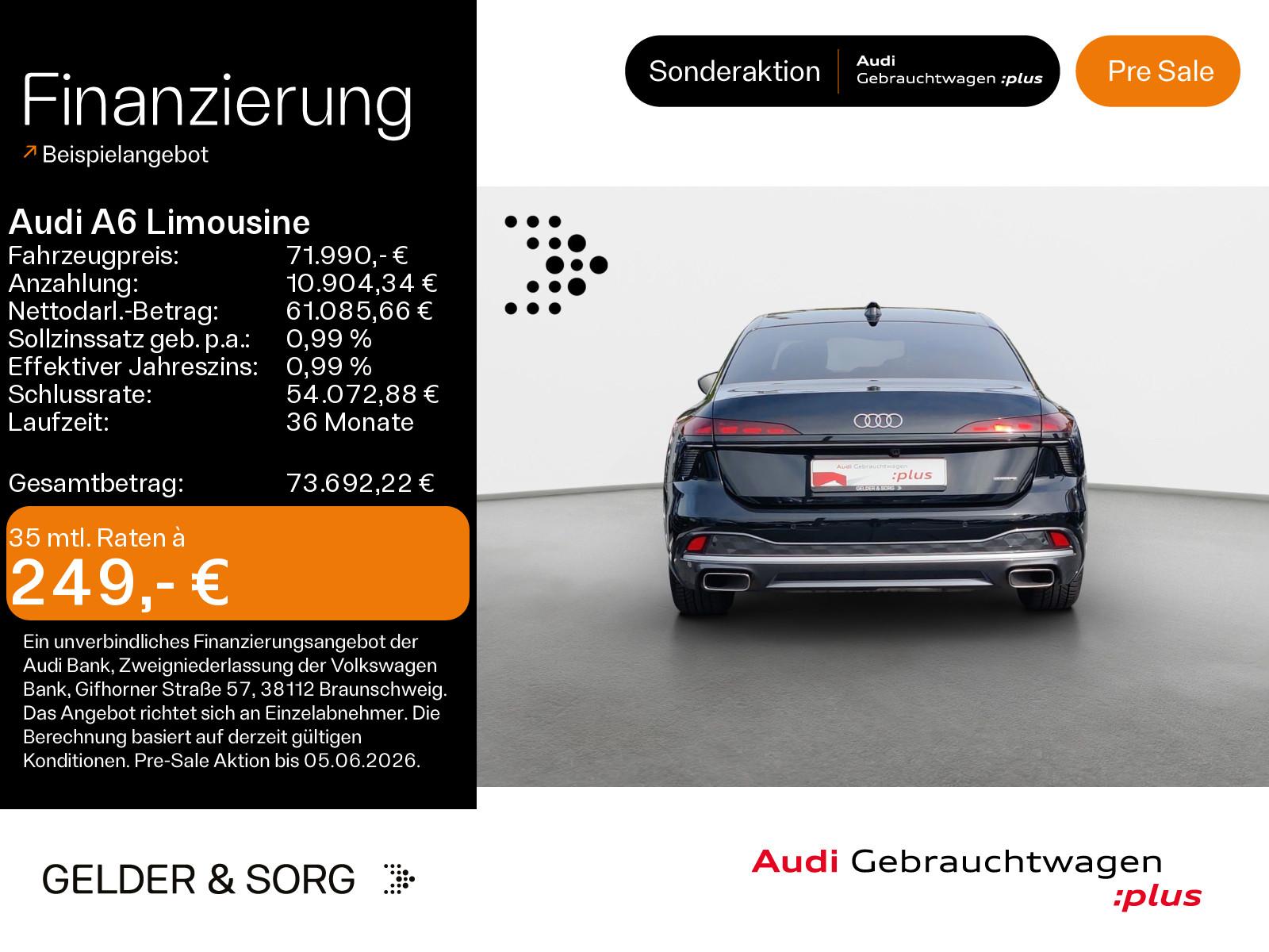 Audi A6 Limousine 55 TFSI qu. AHK*TechPro*B&O*Air
