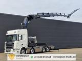 Scania R590 V8 / 8x2 / HMF 9520 + JIB + LIER / TREKKER
