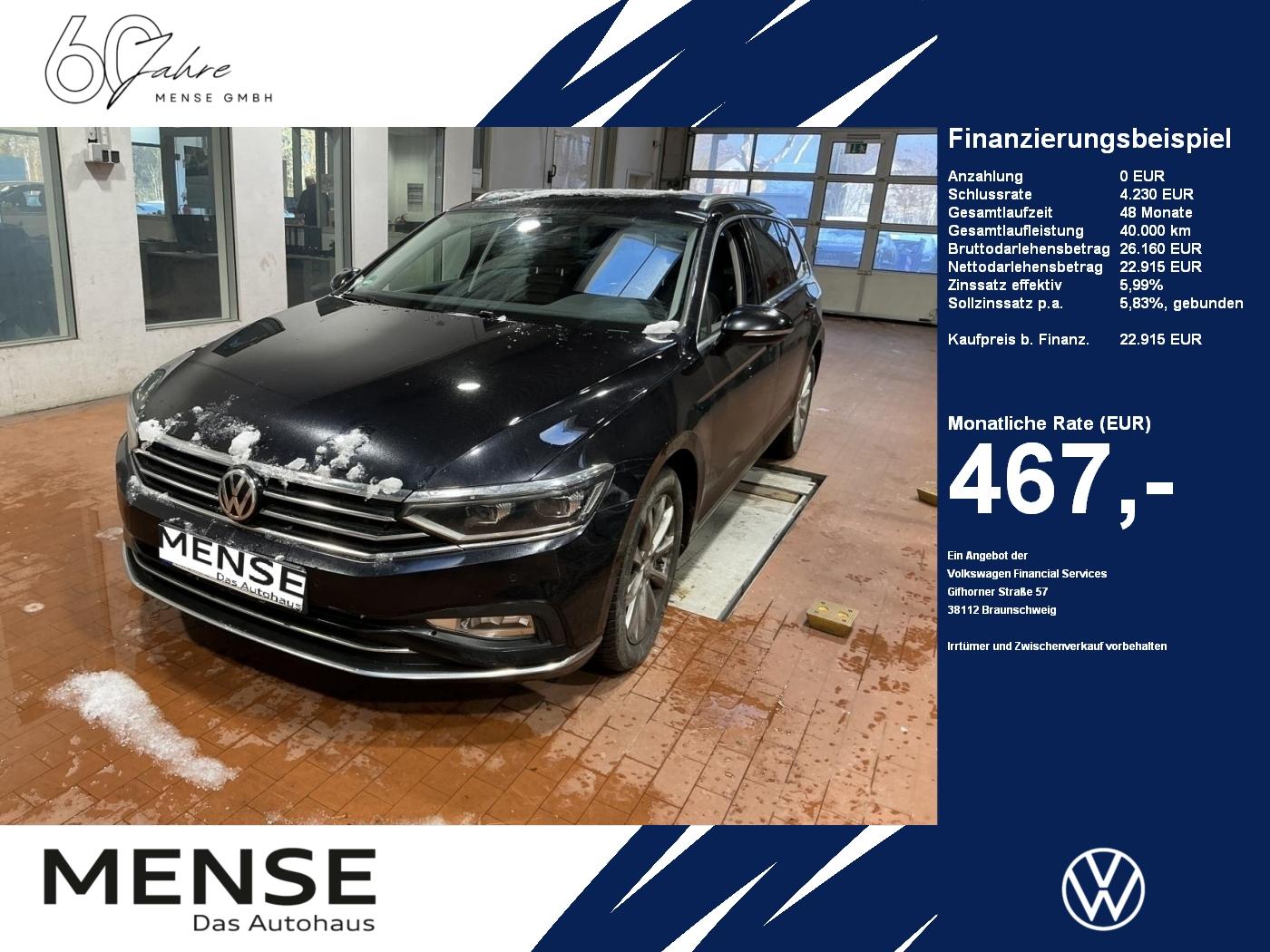 Volkswagen Passat Variant 2.0 TDI DSG Elegance IQ.Light|AHK