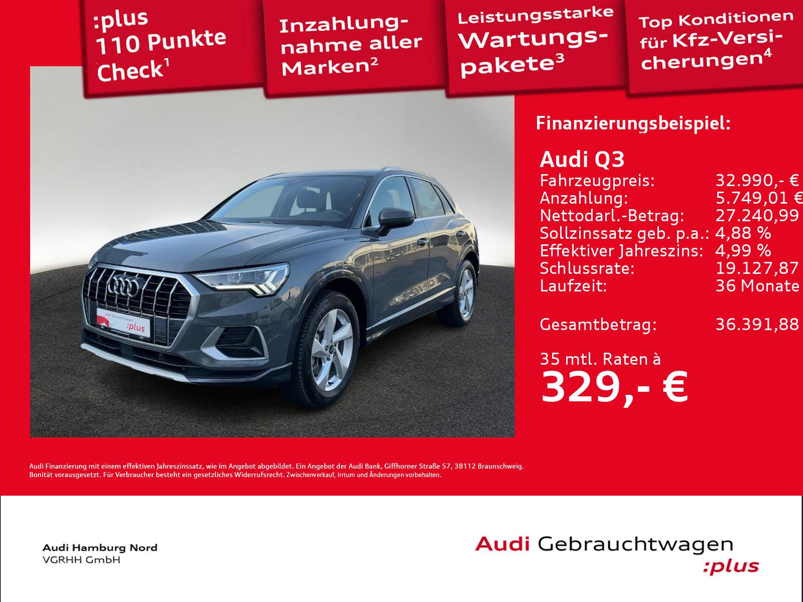 Audi Q3 40 TDI advanced quattro Nav Sound Keyless LED