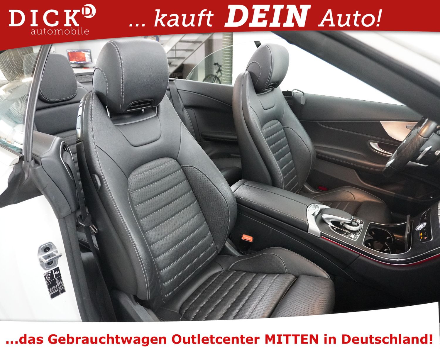 Fahrzeugabbildung Mercedes-Benz C 180 Cabrio 9G 2X AMG AIRSC+KAM+LED+ACC+NAV+SHZ