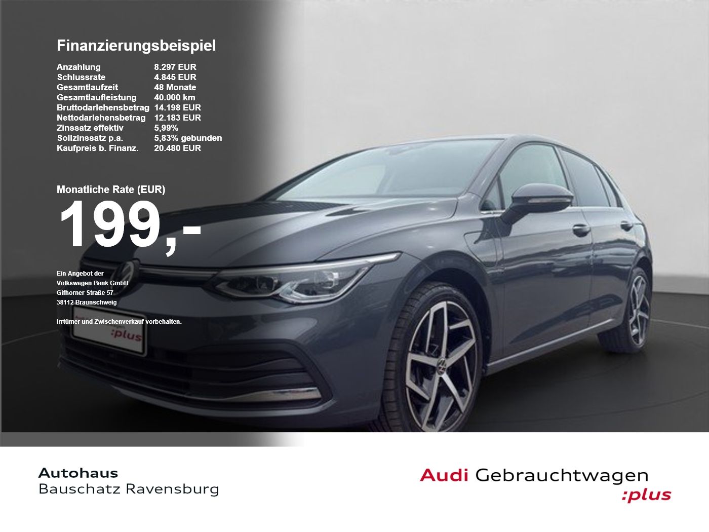 Volkswagen Golf VIII 1.4 TSI eHybrid Style *LED*ACC*AHK* AH