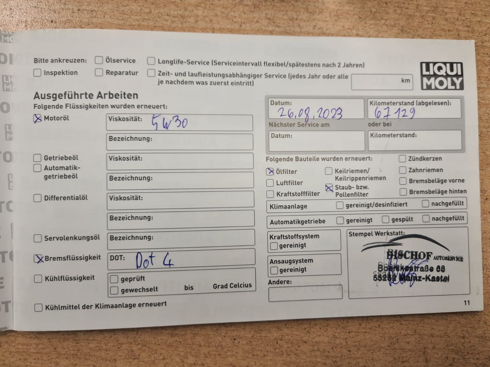 Fahrzeugabbildung Peugeot Rifter Allure L1 / SCHECKHEFT / NAVI