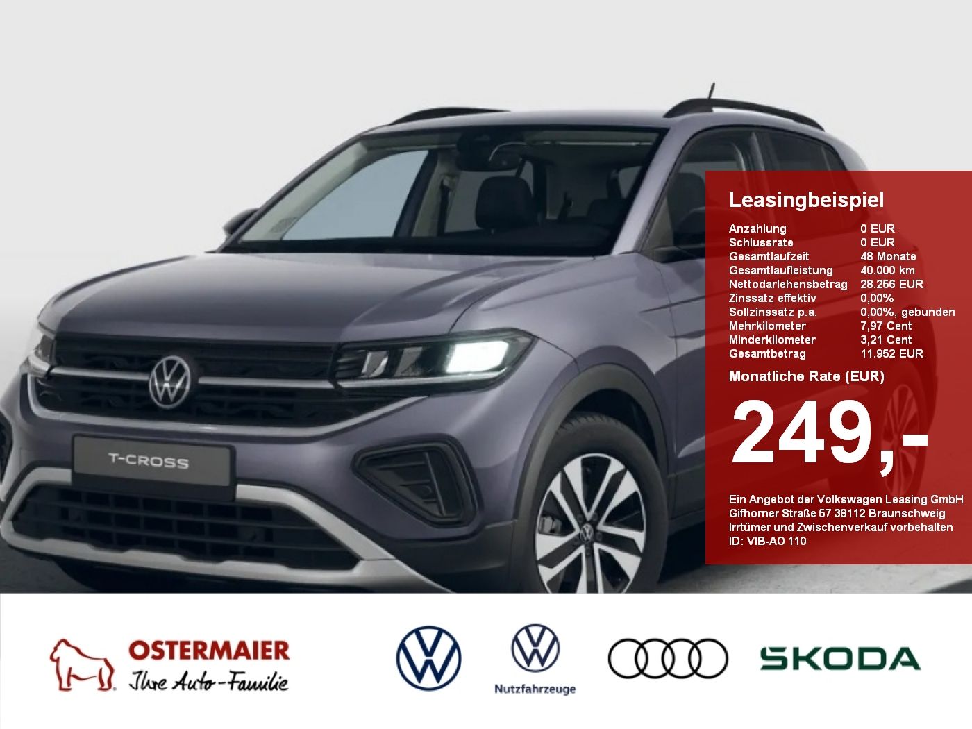 Volkswagen T-Cross Life ENERGY 1.0TSI 116PS 6-Gang 5J-GARAN