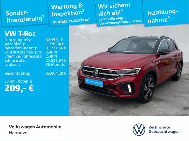 Volkswagen T-Roc 2.0 TDI DSG R-Line Navi LED Pano Kamera Le