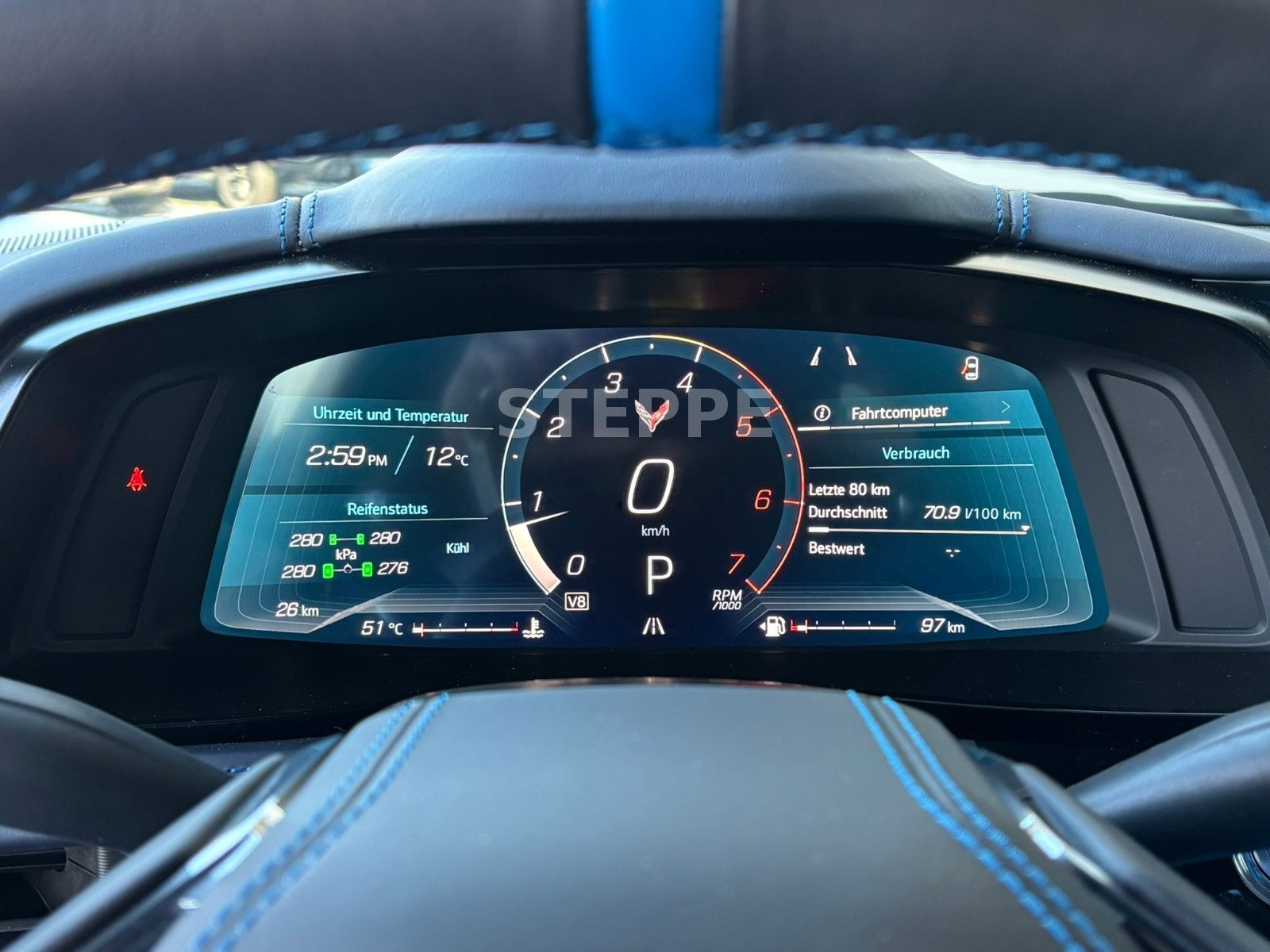 Corvette C8 Stingray Coupe 6,2 V8 3LT Europamodell STEPPE