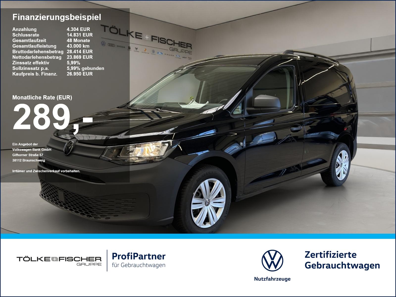 Volkswagen Caddy Cargo 1.5 l TSI EU6 6-Gang AHK Virtual PDC