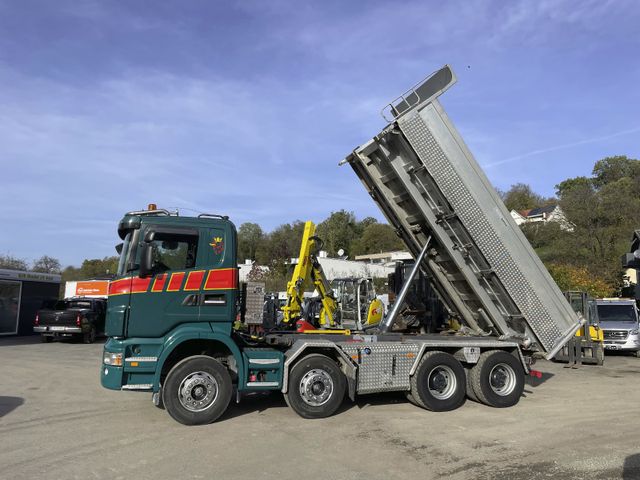 Scania R 420 CB 8x4 *Drei Kipper+Wechselsystem*Euro 5