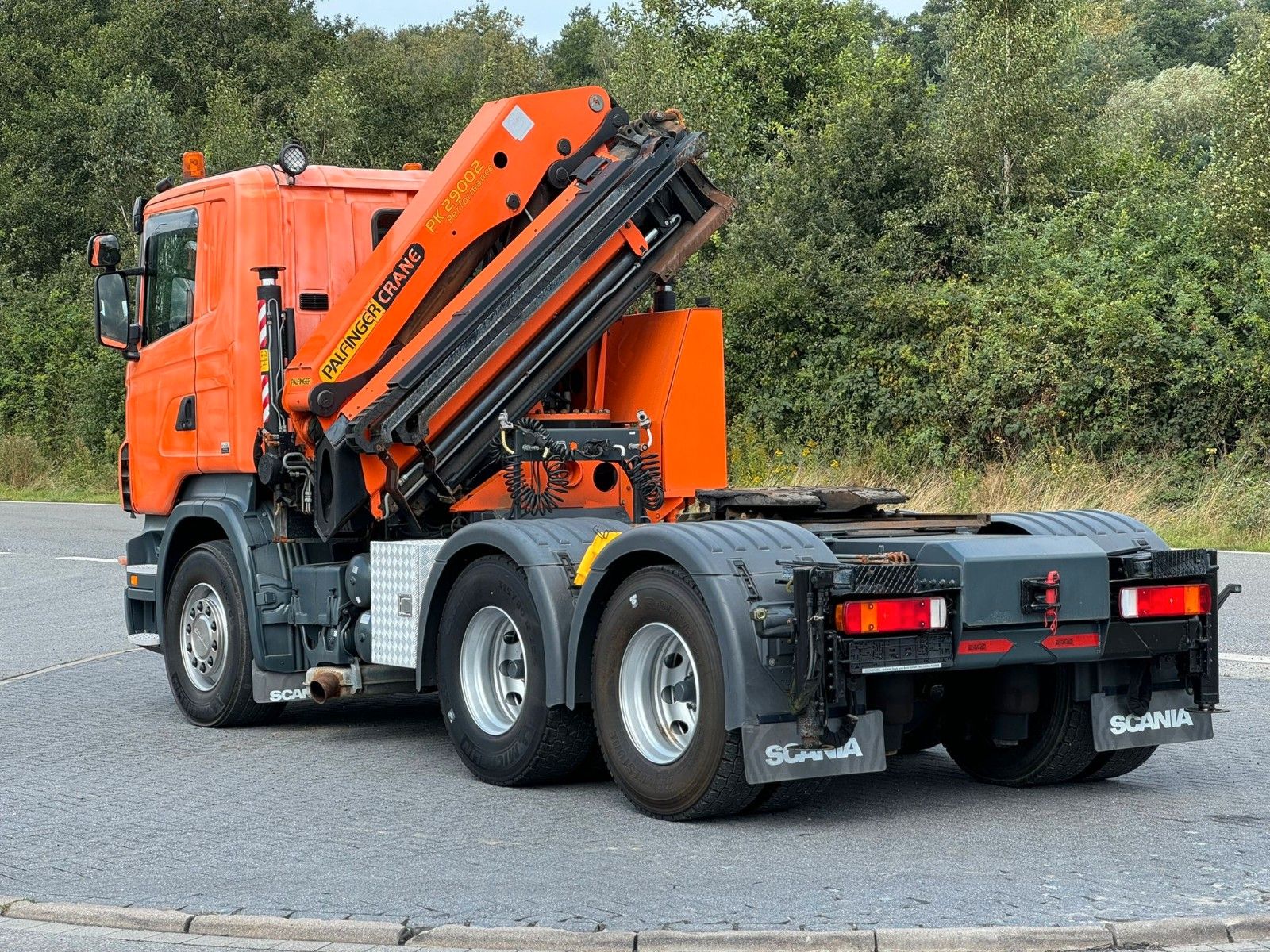 Fahrzeugabbildung Scania R 500 V8 SZM  PK29002 4x hydr. 4-Punkt Abstz 6x4