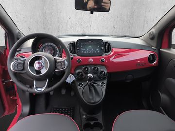 Fiat 500 1.0 Mild Hybrid Red PANORAMA CARPLAY