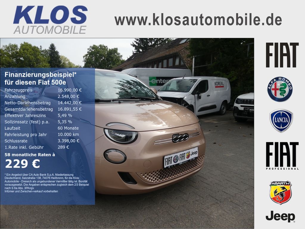 Image of Fiat 500e