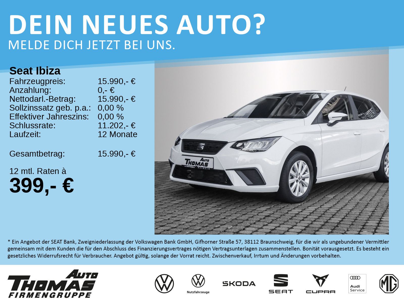 SEAT Ibiza Style Edition 1.0 TSI LED+PDC+FULL LINK
