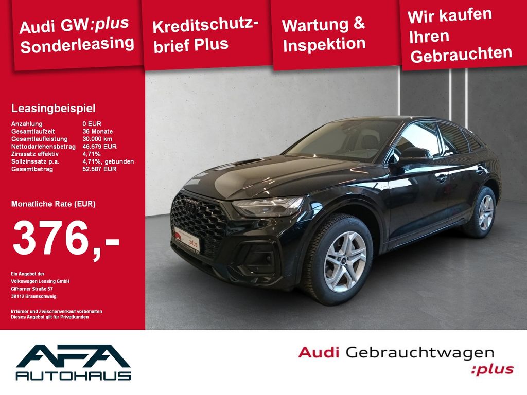 Abbildung Leasingangebot Audi Q5 Sportback 40 TFSI qu. S-Line*360°*AHK*Matrix