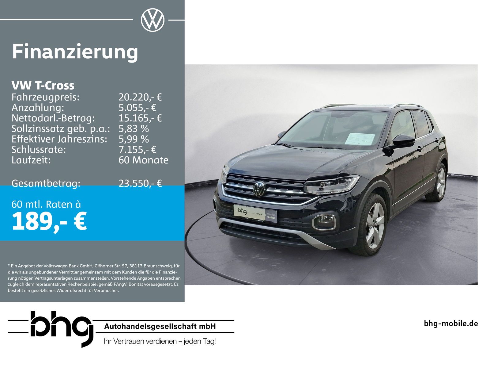 Volkswagen T-Cross Style 1,5 TSI ACT OPF DSG