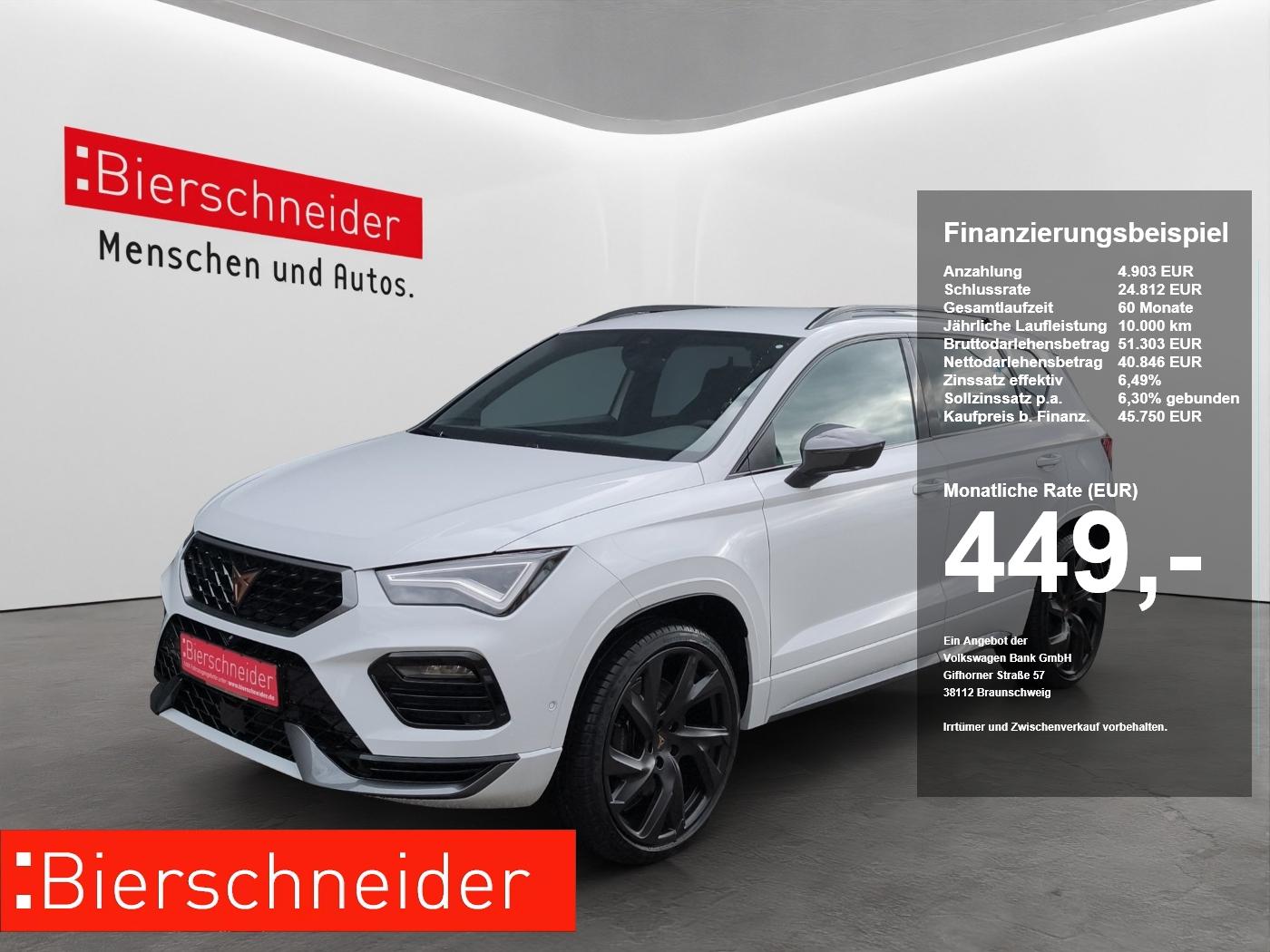 Cupra Ateca 2.0 TSI DSG 4Drive VZ AHK+20+AREA-VIEW+LED