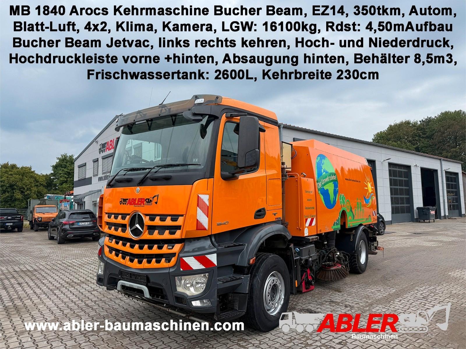 Mercedes-Benz Arocs 1840 Kehrmaschine Bucher