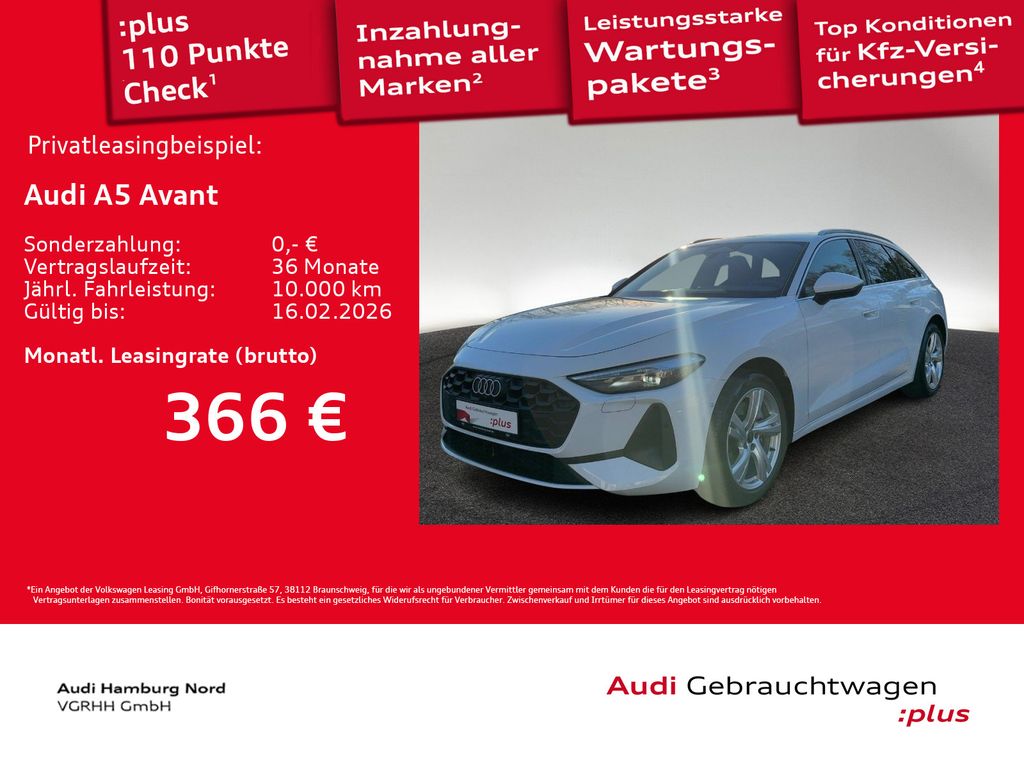 A5 Avant 2.0 TDI  S line S tronic AHK Nav Kamera