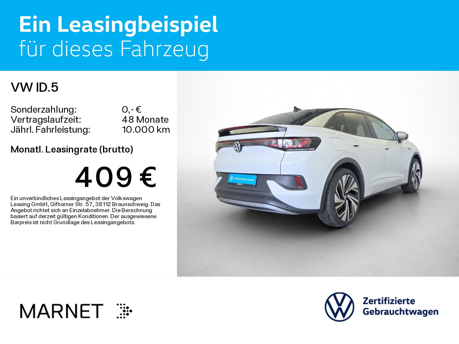 Volkswagen ID.5 Pro Performance Navi*Wärmep.*IQ-Light*IQ-Dr imagem 3
