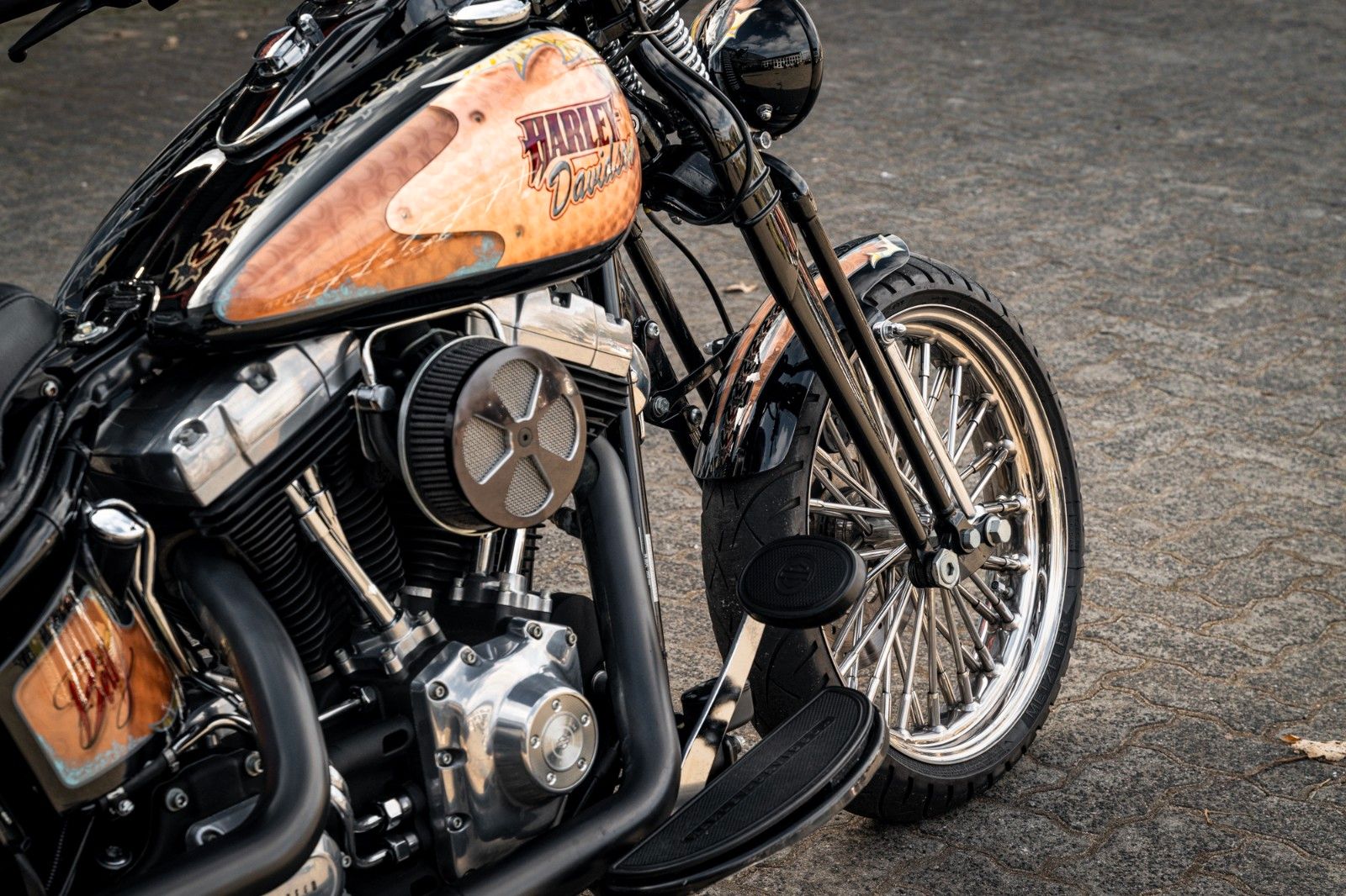 Fahrzeugabbildung Harley-Davidson SOFTAIL CROSS BONES CUSTOM FLSTSB - BIG SPOKE