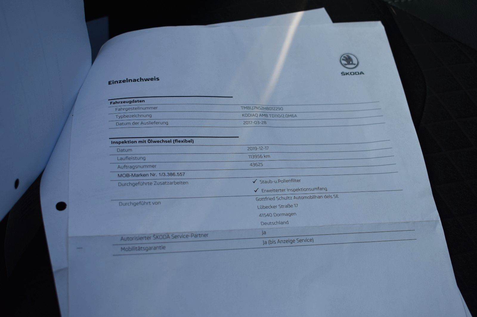 Fahrzeugabbildung SKODA Kodiaq Ambition 4x4