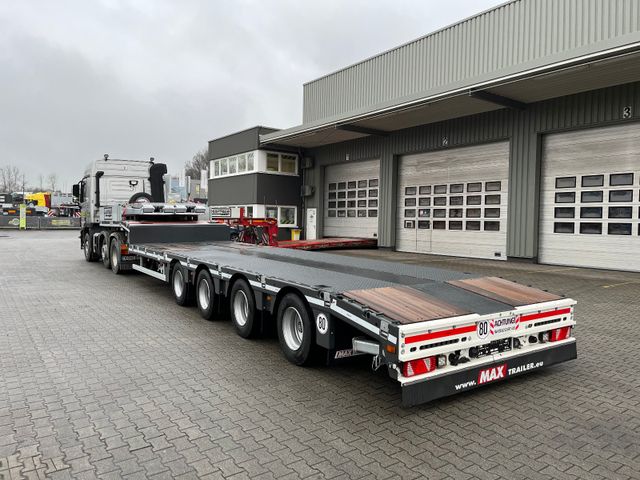 Faymonville MAX Trailer 4-Achs-Tele-Semi mit Rampen, zwgl.