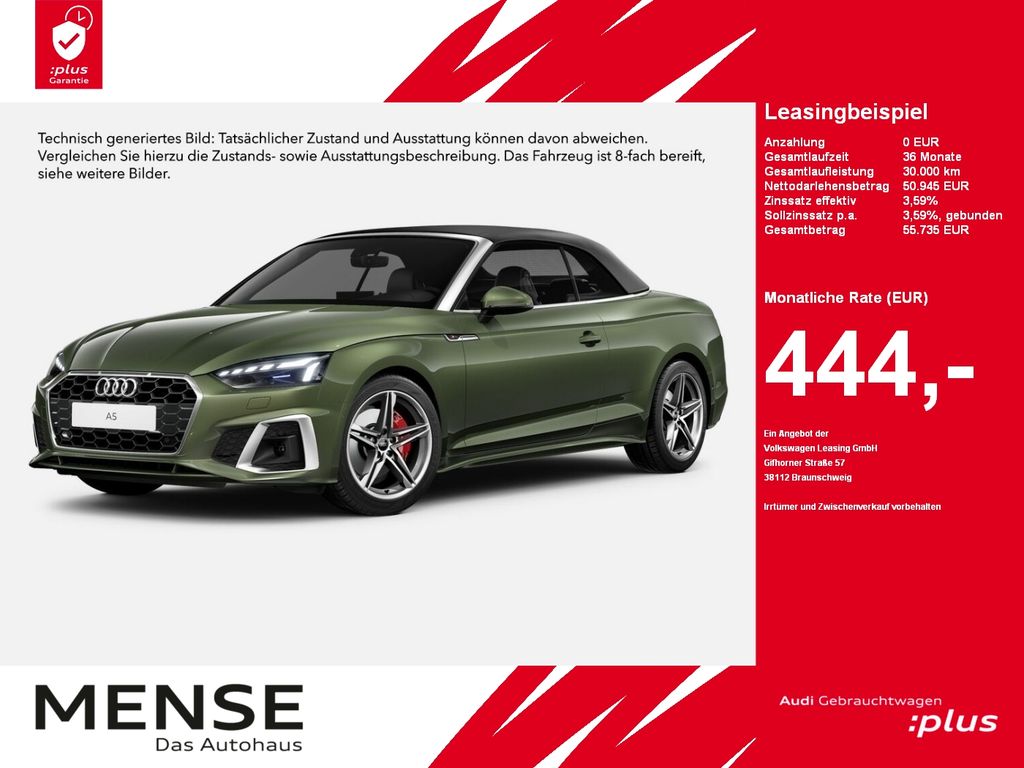 A5 Cabriolet 40 TDI S tronic S-Line Matrix|AHK