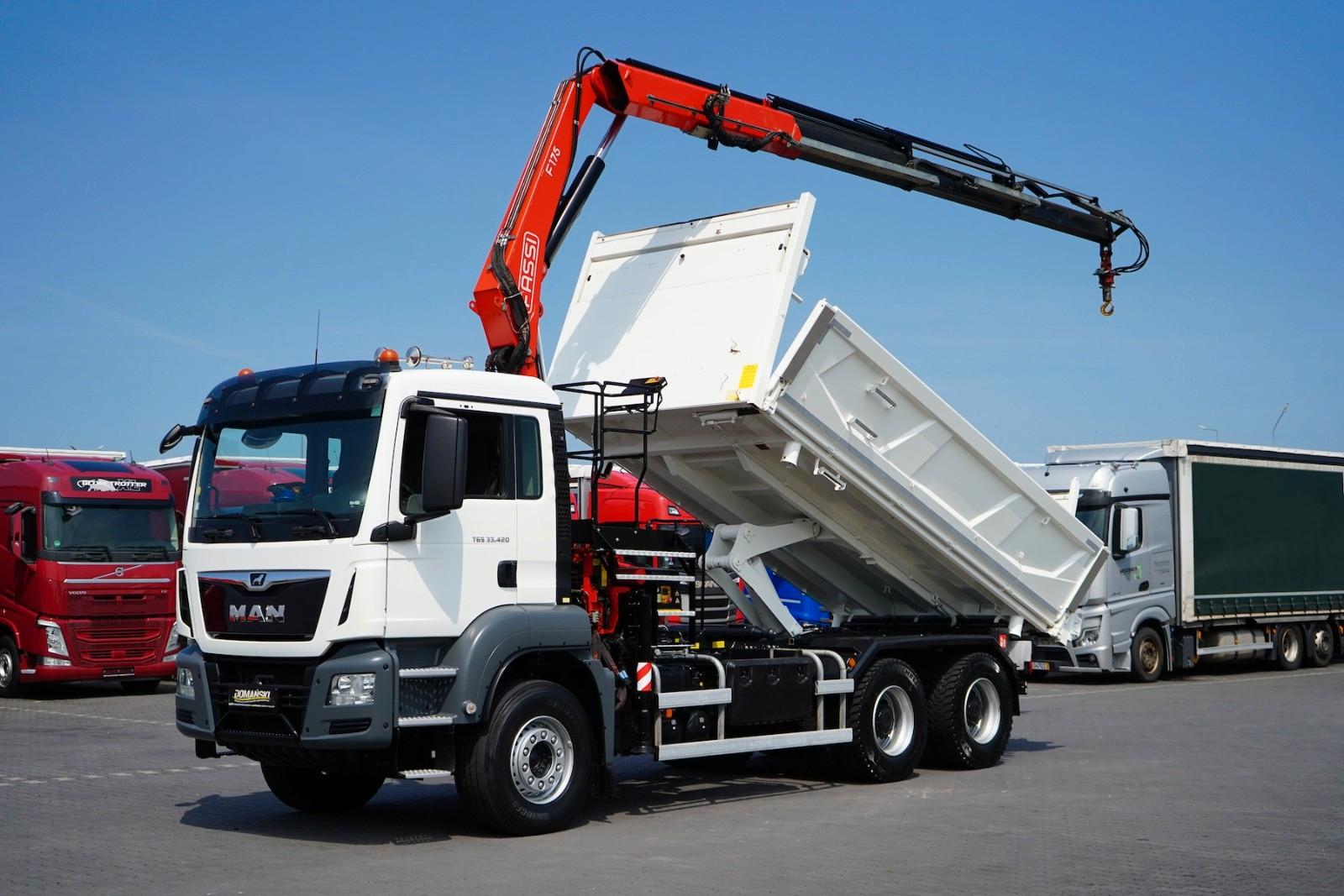 MAN / TGS / 33.420 / E6/ WYWROTKA + HDS /FASSI F 175