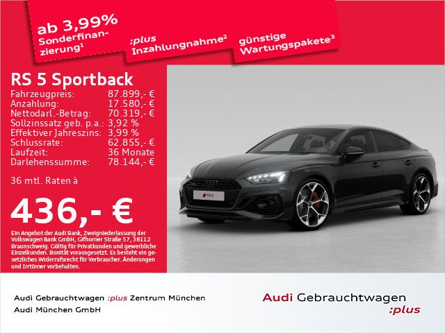 Audi RS5 Sportback comp. plus HUD/Kamera/Navi+/Privac