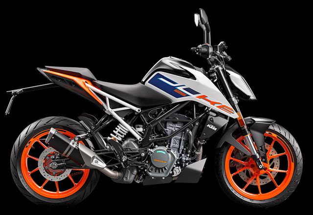 KTM 125 Duke 2023 ab € 44€ mtl. weiß