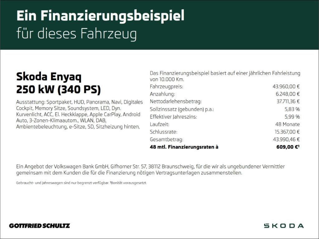 Skoda Enyaq Coupe RS Matrix Panorama Navi R-Kamera imagem 2