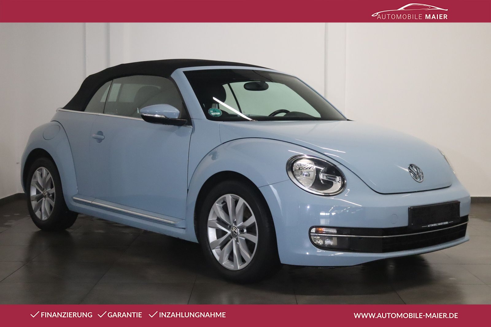Volkswagen Beetle Coccinelle Cabriolet Design 1.4 TSI 160 ch BVM / 67 100 km / GPS / Clim bizone / Régulateur de vitesse