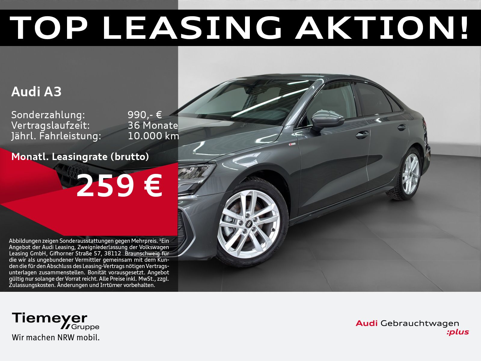 Audi A3 Limo 35 TFSI S LINE LM17 NAVI+ AHK SPORTSITZE