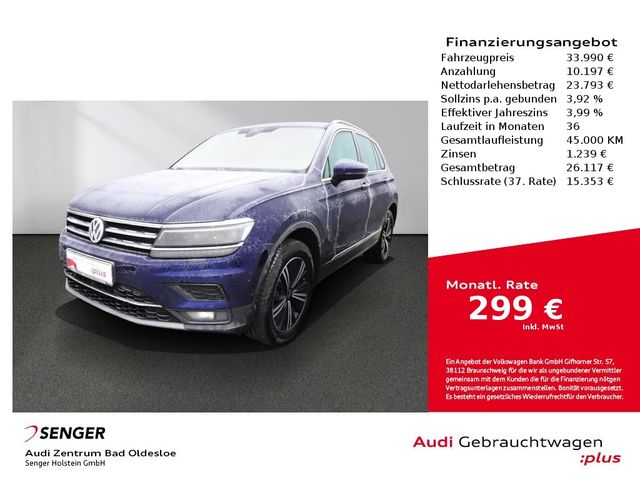 Volkswagen Tiguan 2.0 TSI Highline 4MO DSG LED AHK HuD