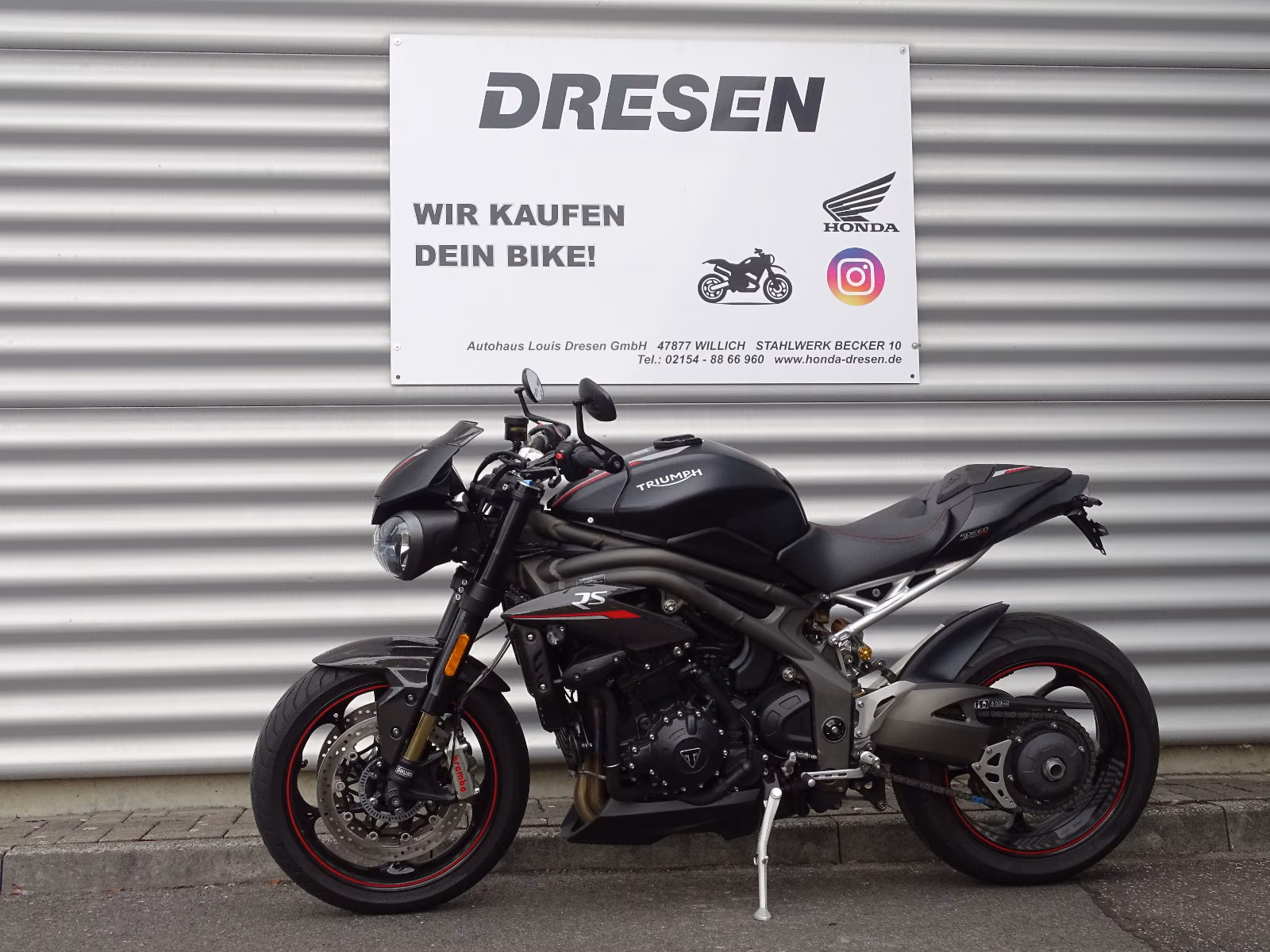 Triumph Speed Triple RS | Scheckheft |