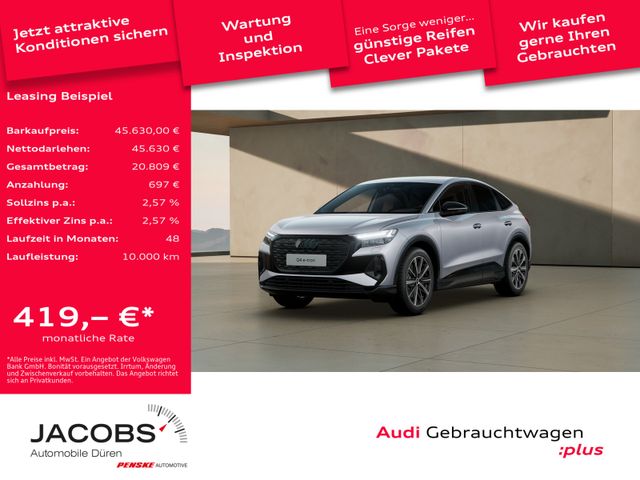 Audi Q4 e-tron Sportback 45 S line/0,25/Black+/Matrix