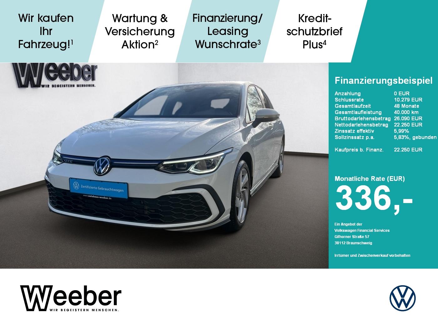 Volkswagen Golf GTE *KAMERA*NAVI*APP CONNECT*LED PLUS*ACC*