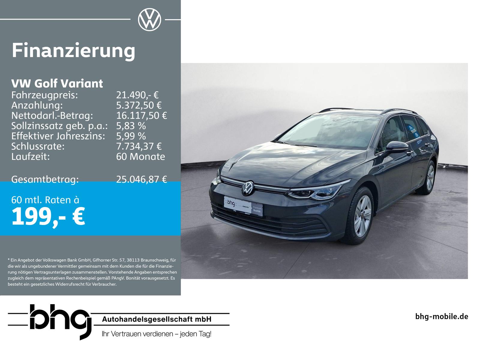 Volkswagen Golf Variant 1.0 TSI OPF Life
