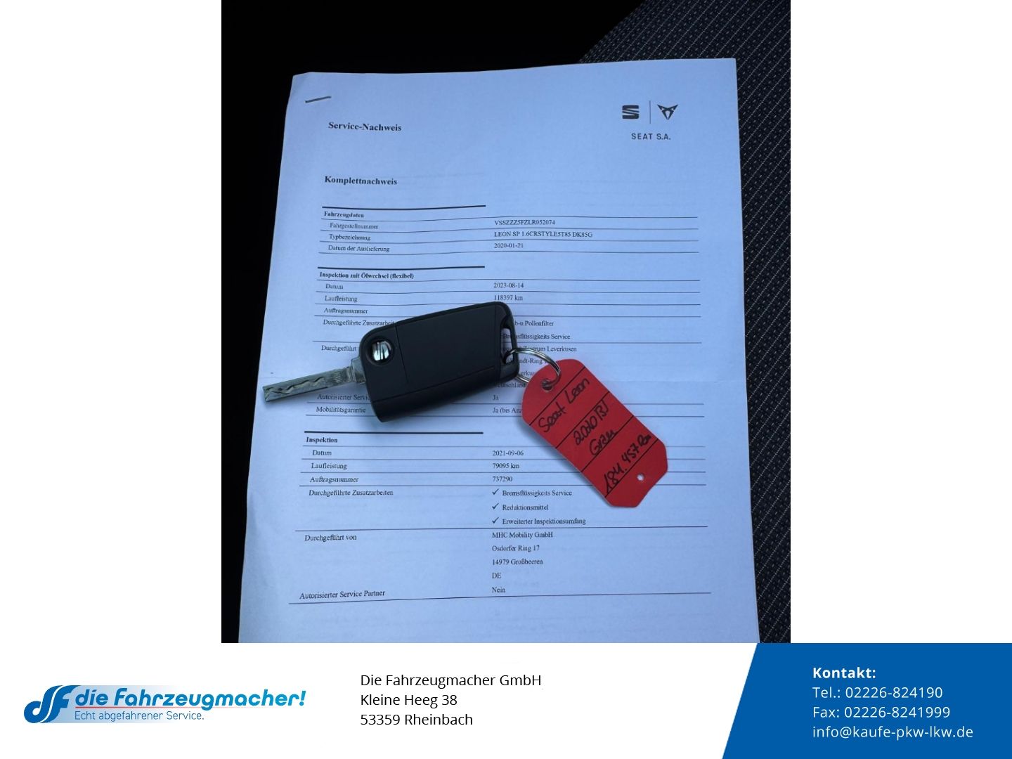 Fahrzeugabbildung SEAT Leon ST Style Navi Apple CarPlay Android *EXPORT