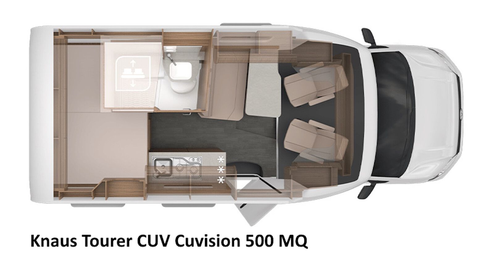 Fahrzeugabbildung Knaus Tourer CUV CUVISION 500 MQ 3,5t SlideBett HeKi