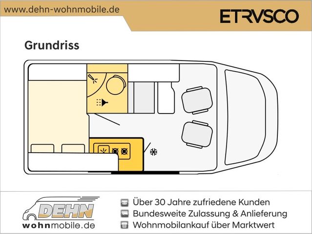 Etrusco CV 540 DB 5.811,00€ Sondernachlass!
