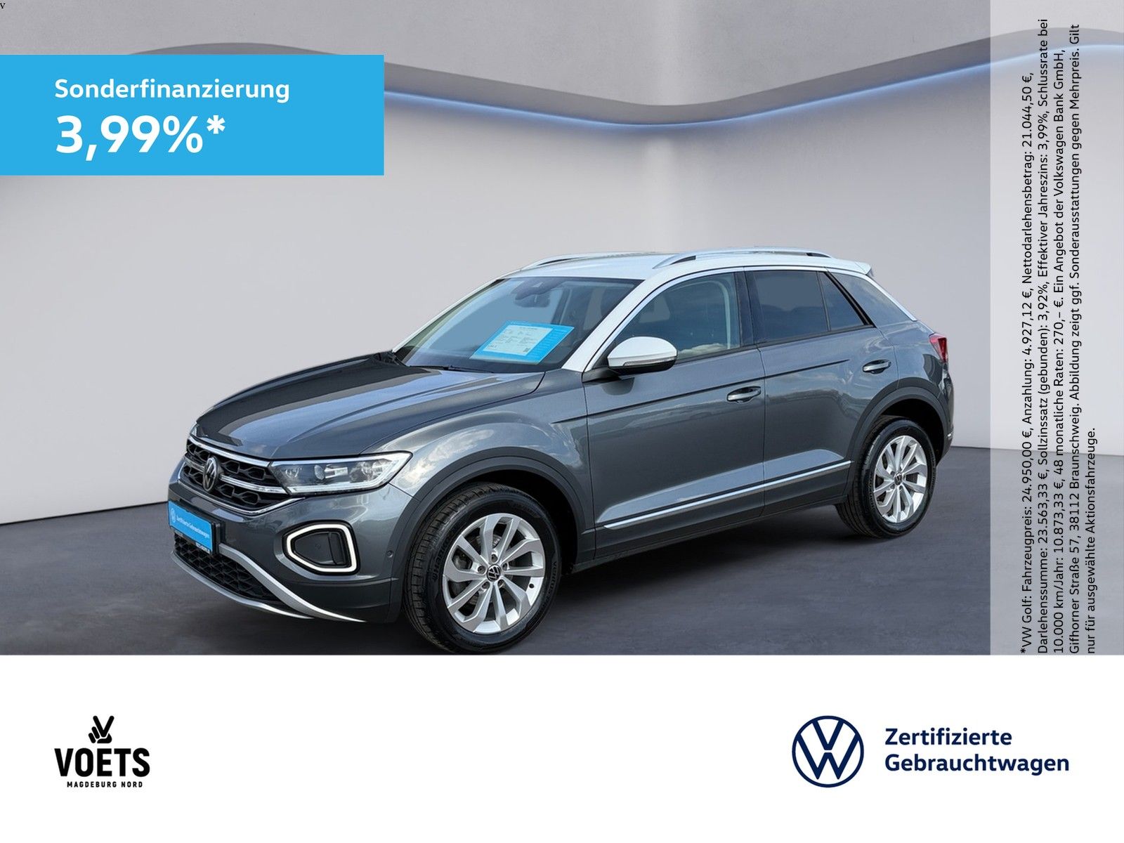 Volkswagen T-Roc 1.0TSI DSG Style LED+AHK+ACC+PDC+SHZ