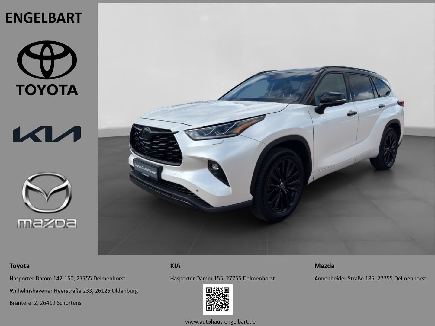 Toyota Highlander Luxury 7-Sitzer Foliert Navi JBL 360