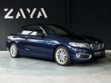 BMW 220d Cabrio Luxry Line*PDC*NAVI*SITZ-HZG* - blaue BMW 220