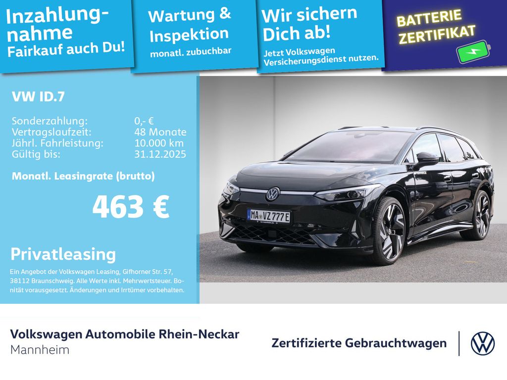 Volkswagen ID.7 Tourer GTX 250KW Navi AHK Kamera uvm