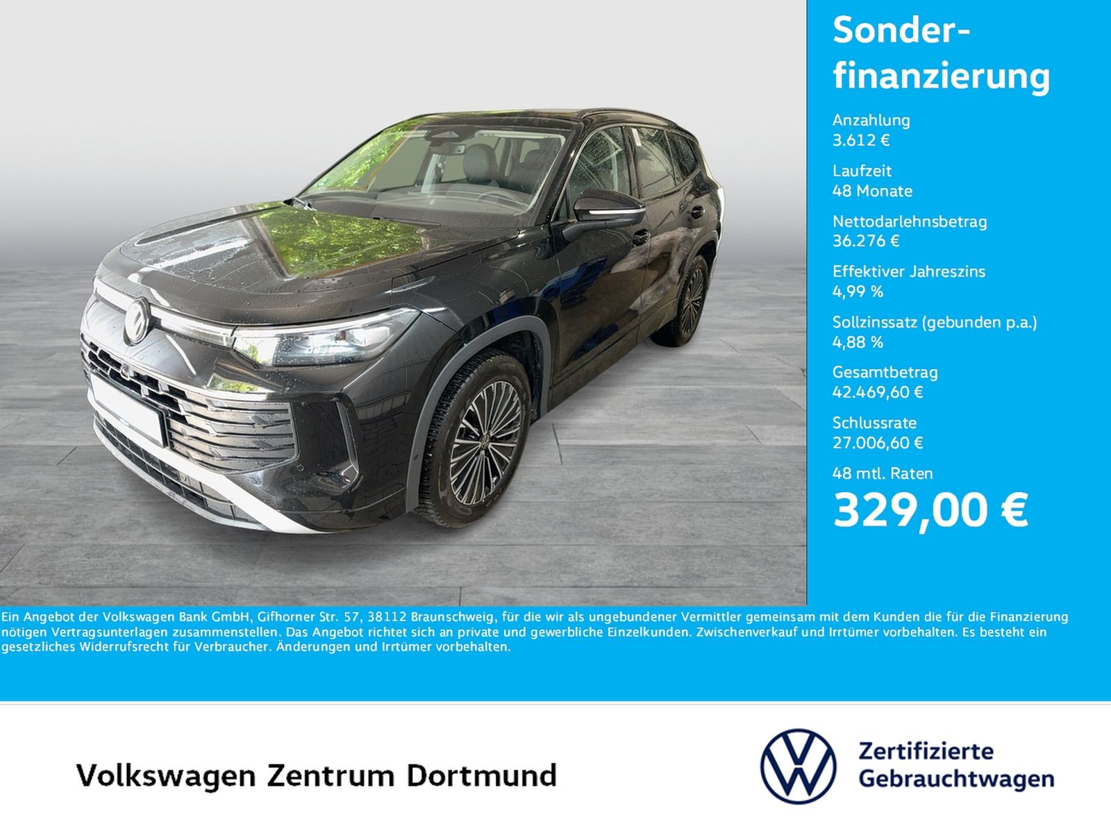 Volkswagen Tayron 2.0 LIFE 4X4 7SITZE AHK 360°CAM ACC LM18 foto 1