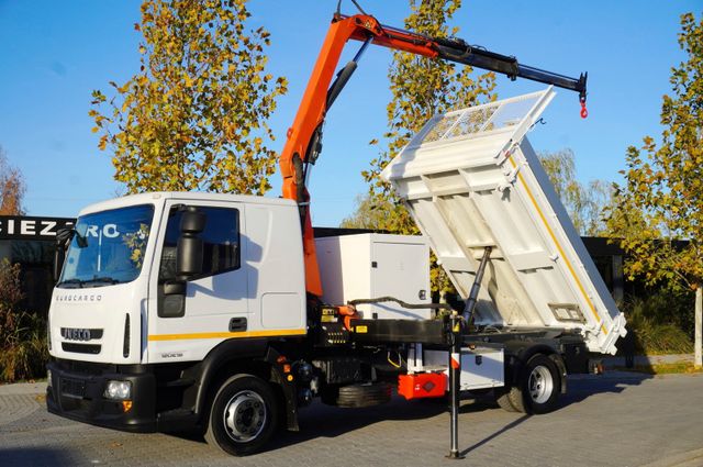 Iveco Eurocargo 120E18 Crane Palfinger / 3-way tipper